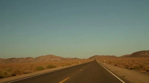 Road in Death Valley Stock Footage 11528063
