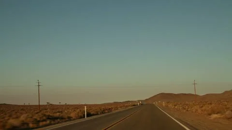 Road in Death Valley Stock Footage 11528071
