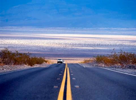 Road in Death Valley Stock Photos