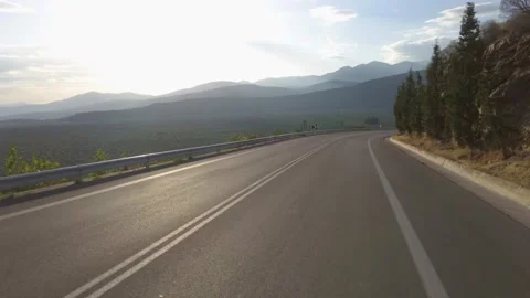 On the road to Delphi Stock Footage 221942116