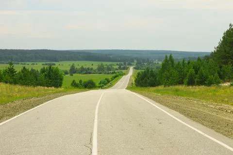 Road descent Stock Photos