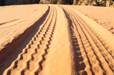 Off road in the desert 库存照片