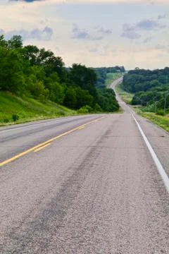 Road to the Distance Stock Photos