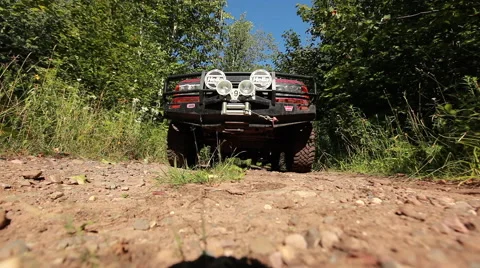 Off Road Drive Over Stock Footage 42244856