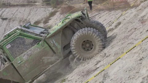 OFF road driving competition Stock Footage 329645933