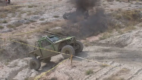 OFF road driving competition Stock Footage 329645942