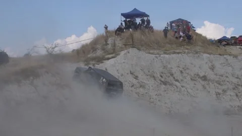 OFF road driving competition Stock Footage 329645971