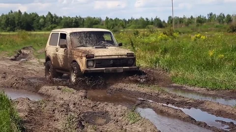 Off-road driving Stock Footage 75219114