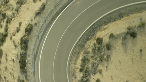 Road Dron Map, Spain Stock Footage 233717058