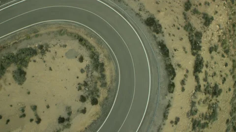 Road Dron Map, Spain Stock Footage 233717490
