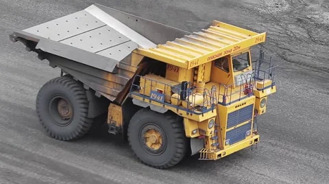 Off-road dump truck Stock-Footage 47586314