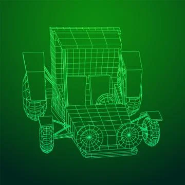 Off road dune buggy car Stock Illustration