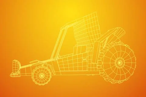 Off road dune buggy car Stock Illustration