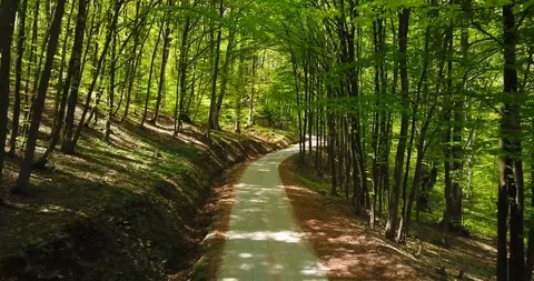 The road to Etropole monastery "St. Trinity" in Bulgaria 4k Stock Footage 91361549