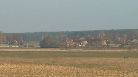 Road In Field Stock Footage 38749996