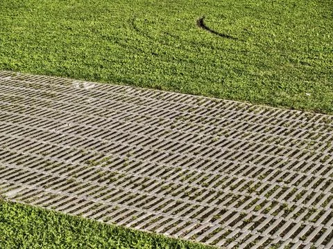 Road in a field Stock Photos