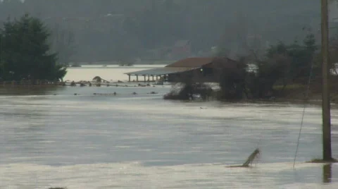 Road Flood Stock Footage 842362