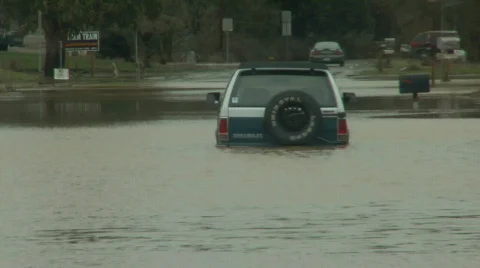 Road Flood Video stock 842545