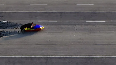 Road Video stock 132253000