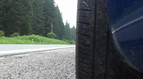 Road in the Forest. Camera Slider. Stock Footage 39544207