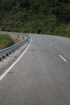 The road in the forest Stock Photos