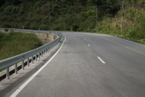 The road in the forest Stock Photos