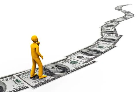 Road to fortune Stock Photos