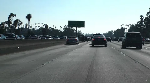 Road freeway thru glass Stock-Footage 7727988