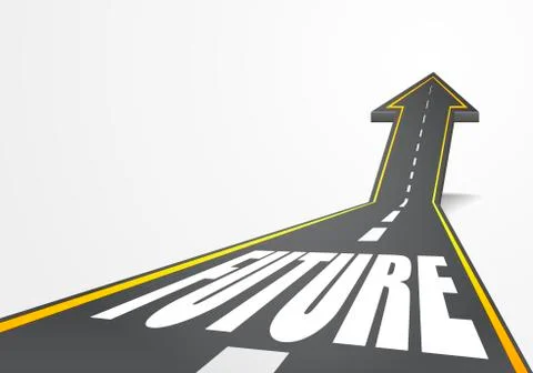 Road to future Stock Illustration