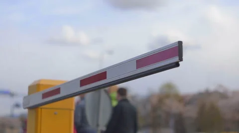 Road gate. Stock Footage 49459257