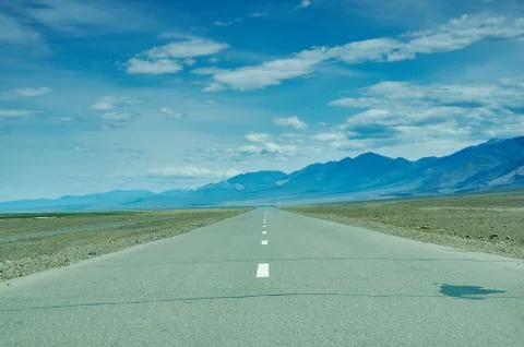 Road in Gobi Desert Photos
