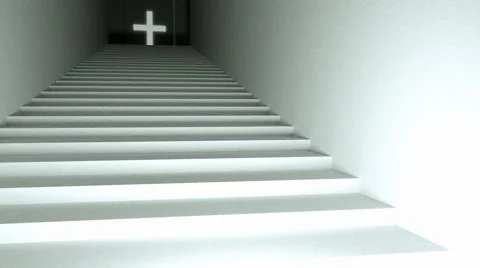 The road to God Stockbeeldmateriaal 59934794