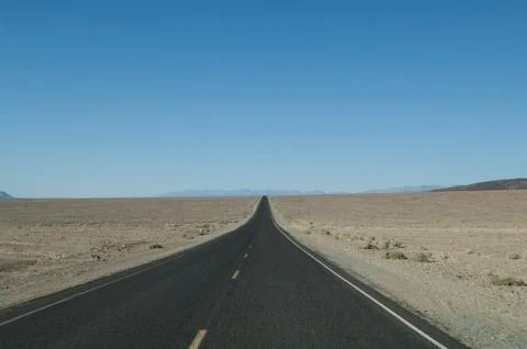 Road Goes On Forever Stock Photos
