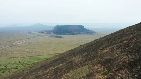 Road going through wilderness area,4K Video stock 237989618