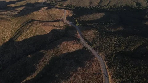Road at Golden Hour Stock Footage 201556080