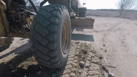 Road Grader In Work 動画素材 105877266