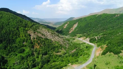 Road in Greenery Stock Footage 293933413