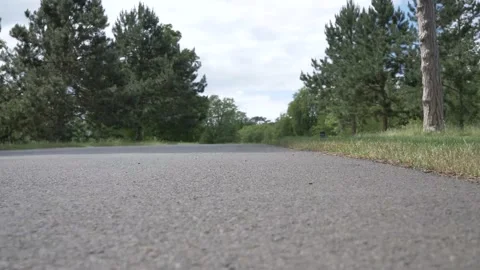 On the road ground level underslung 库存影片 133201753