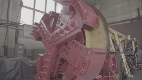 Road heading machine FLAT Stock Footage 105294918