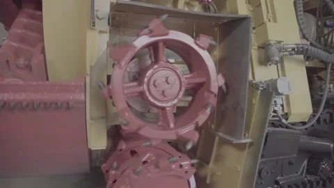 Road heading machine FLAT Video stock 105407375