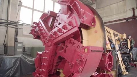 Road heading machine 库存影片 105399795