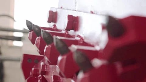 Road heading machine Stock Footage 105400830