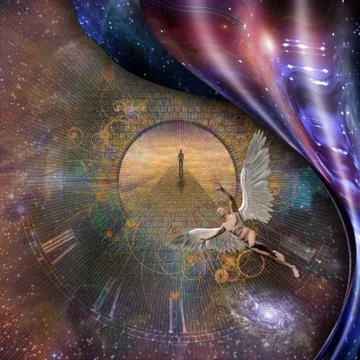 Road to Heaven Stock Illustration
