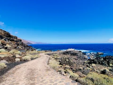 Road on hierro Stock Photos