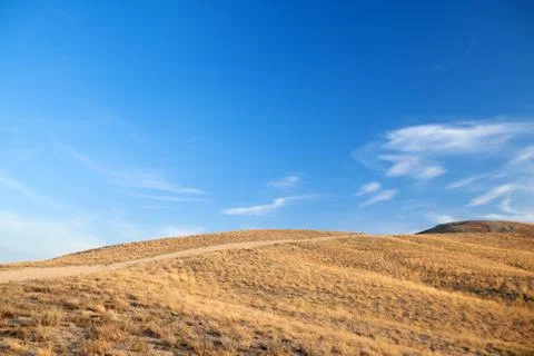 Road to the high mountain Stock Photos