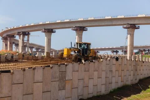 Road Highway Construction Stock Photos