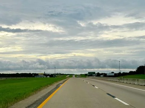 Road to Houston Stock Photos