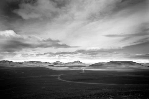 Road in Iceland Photos
