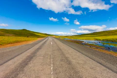Road in Iceland Stock Photos