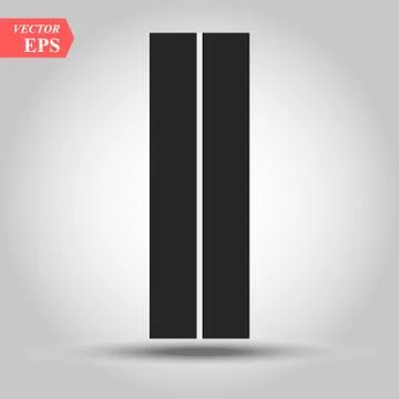 Road icon. Highway vector sign.Flat symbol design Stock Illustration